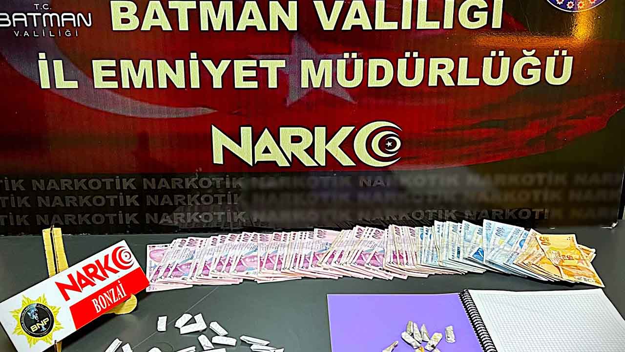 Batman'da uyuşturucu operasyonu