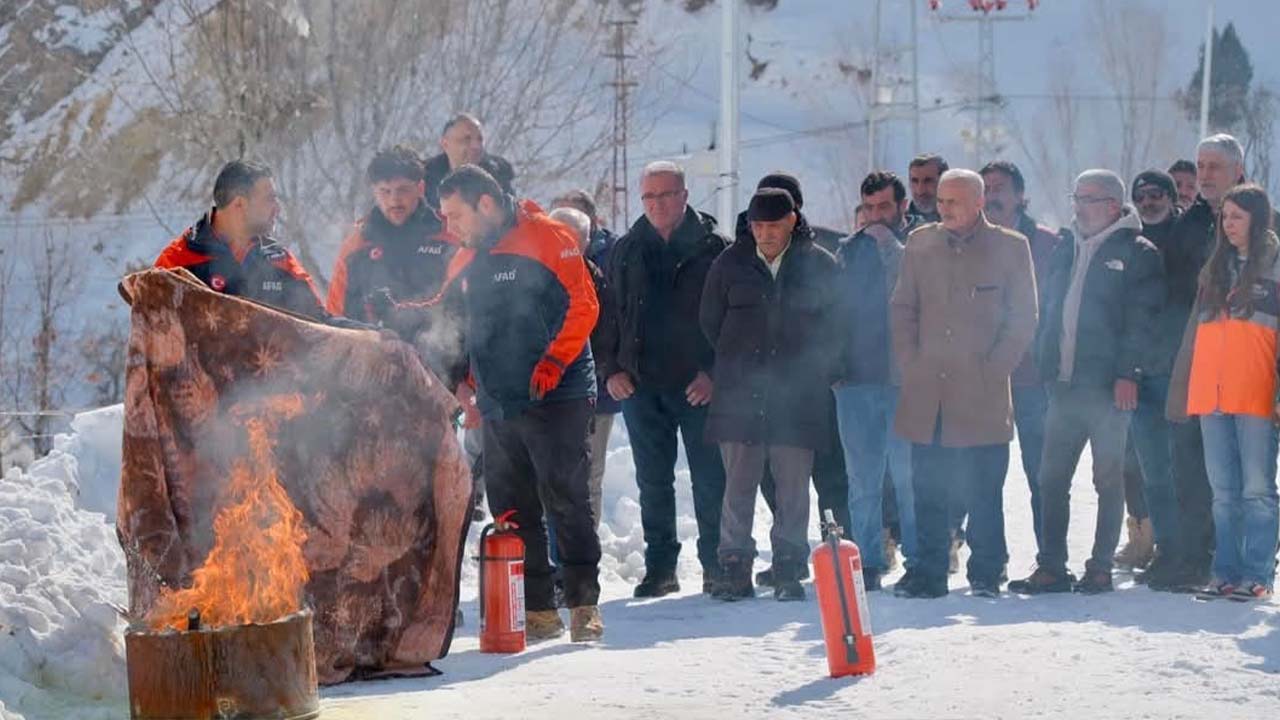 Tunceli’de ‘Yangın Farkındalık Eğitimi’ yapıldı