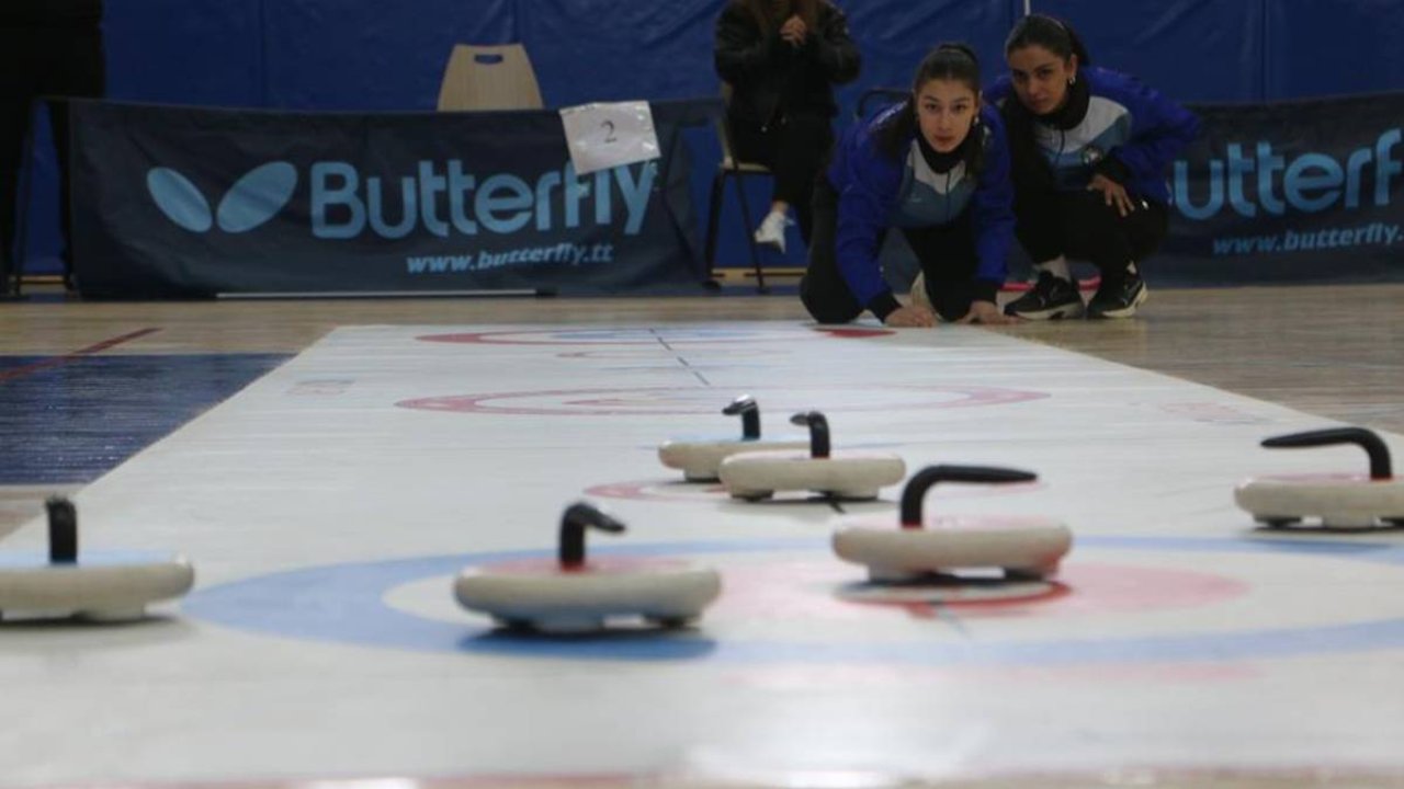 Diyarbakır'da Floor Curling yarışması