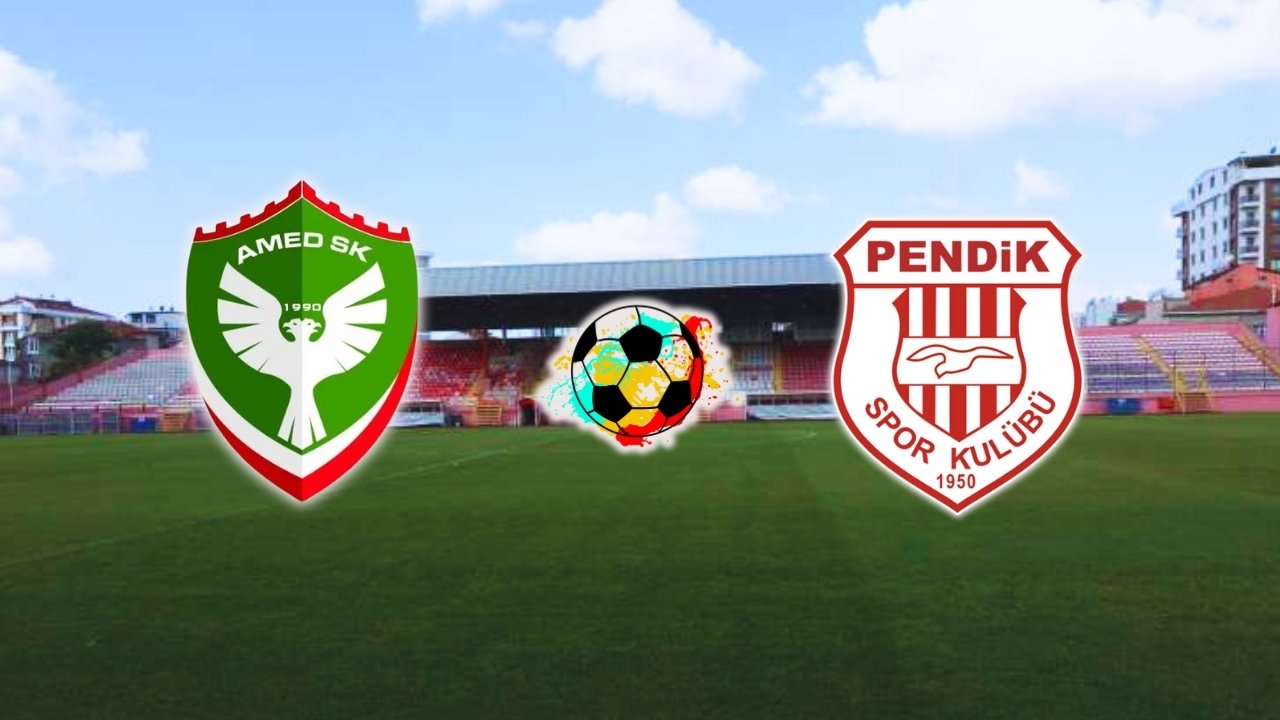 Amedspor-Pendikspor maçı saat kaçta hangi kanalda?