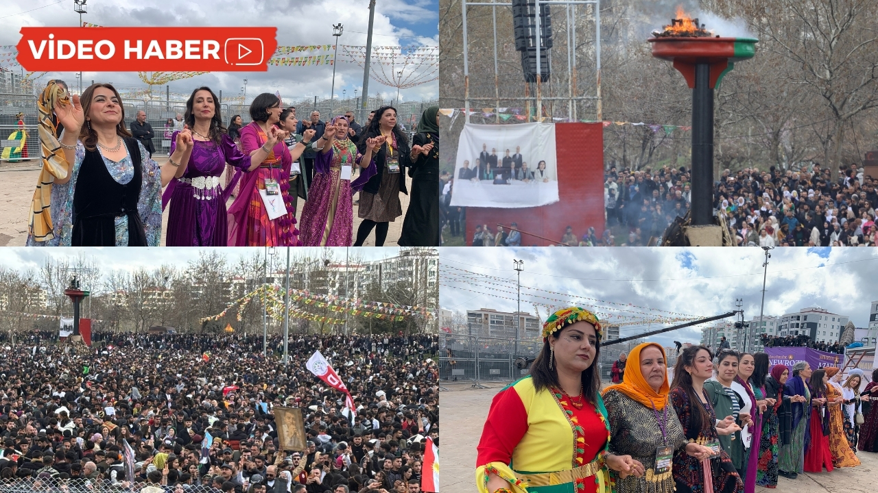 Diyarbakır’da ateş yakıldı, Newroz başladı