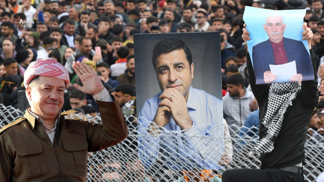 Diyarbakır’da Newroz: Öcalan, Barzani, Demirtaş…