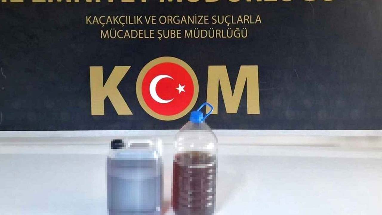 Erzincan’da sahte içki operasyonu: 8 litre kaçak içki ele geçirildi