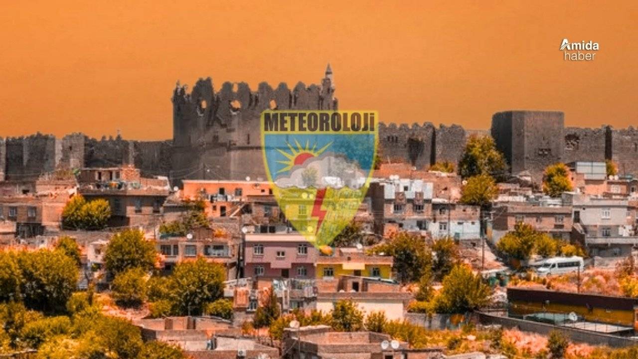 Diyarbakır için yeni uyarı: Kuvvetli yağış, fırtına, toz taşınımı