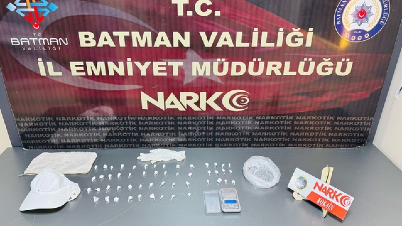 Batman'da uyuşturucu operasyonunda yakalanan şüpheli tutuklandı