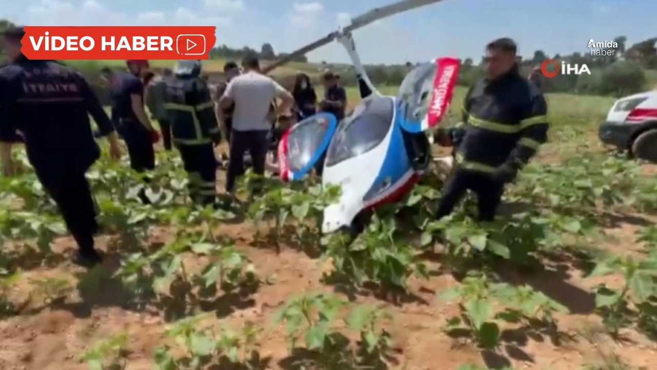 Adana’da jandarmaya ait cayrokopter düştü