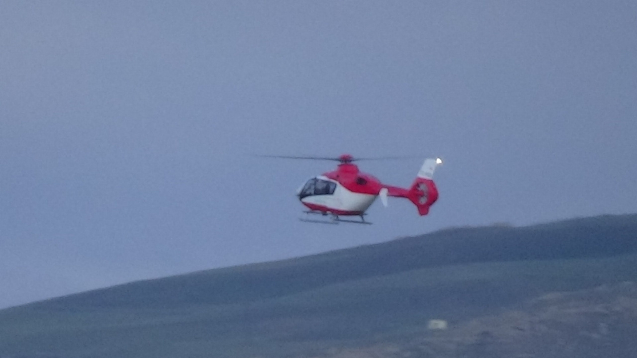 Van’da ambulans helikopter 10 günlük bebek için havalandı