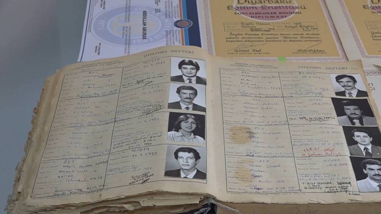 Dicle Üniversitesi’nde biriken 50 bin diploma sahiplerini bekliyor