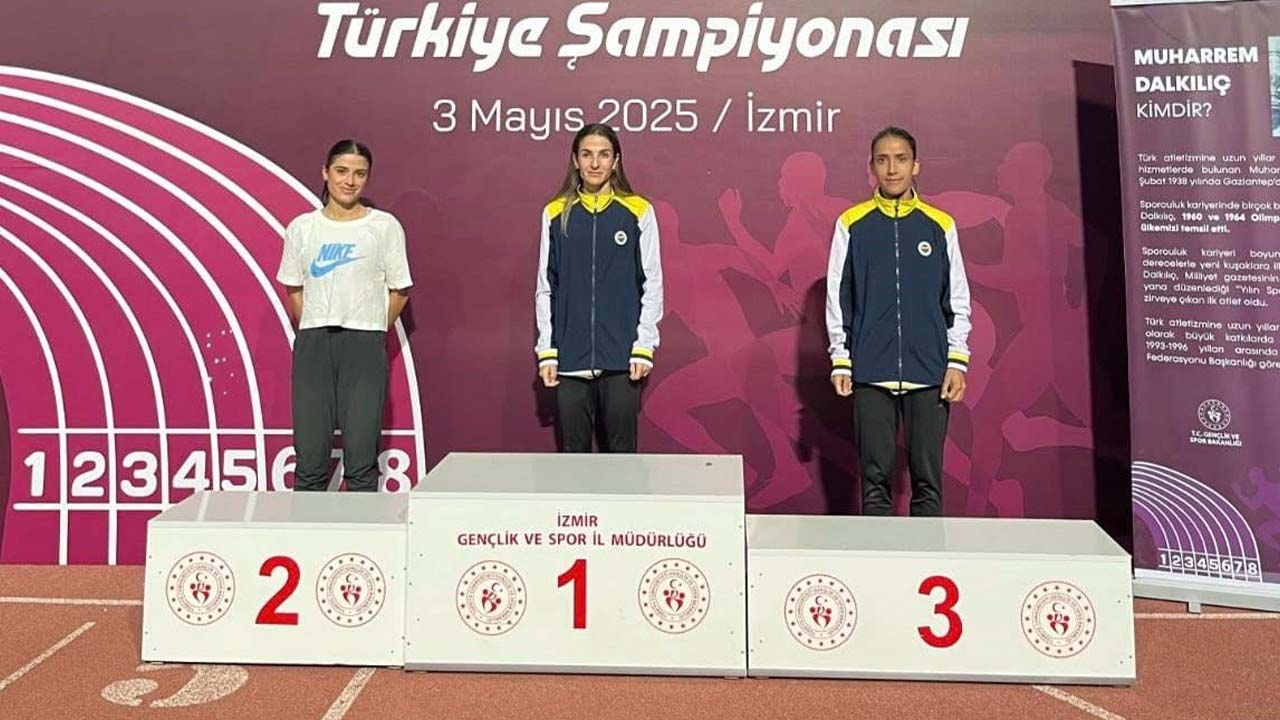 Muşlu atlet Türkiye üçüncüsü oldu