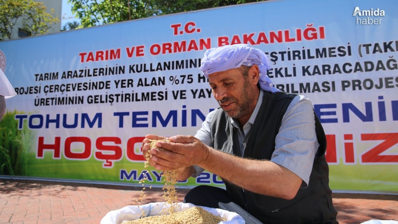 Diyarbakır’da çiftçilere hibe destekli tohum dağıtımı başladı