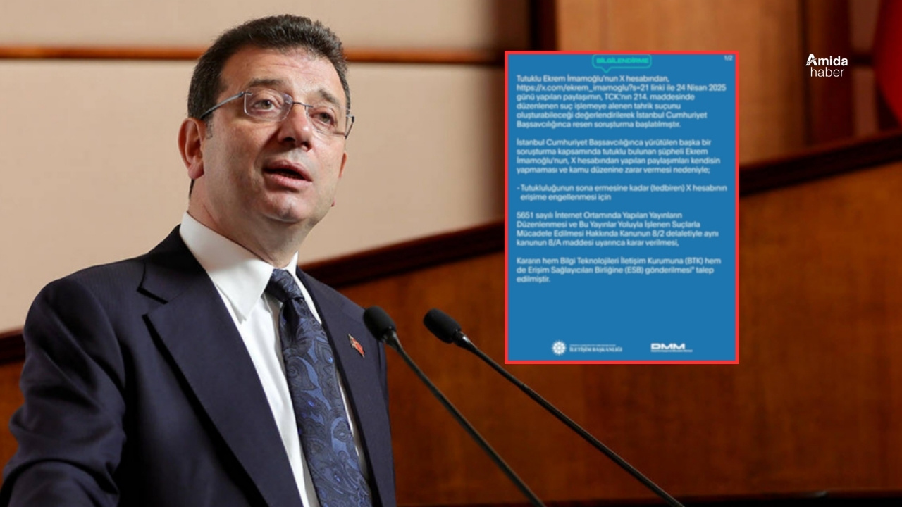 İmamoğlu’nun X hesabının neden engellendiği açıklandı