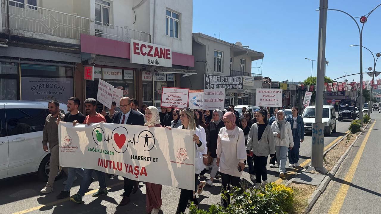 Dicle’de 'Sağlıklı Yaşam Yürüyüşü' etkinliği düzenlendi