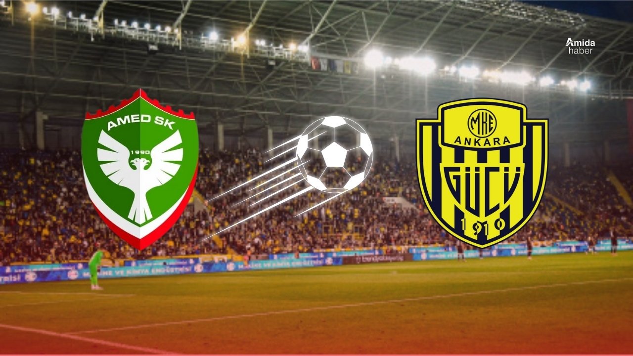 Amedspor-Ankaragücü maçı muhtemel 11’i belli oldu
