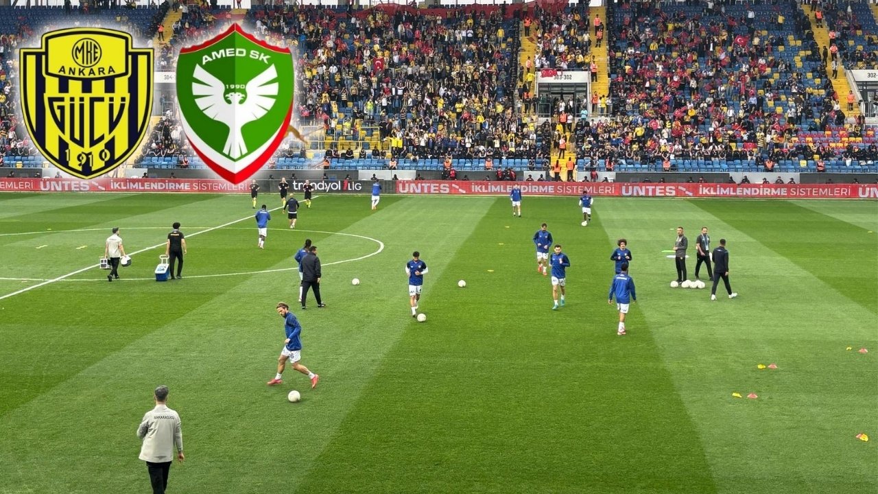 Ankara- Amedspor maçında düdük çaldı: Gözler diğer maçlarda