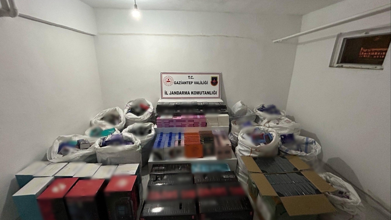 Gaziantep 3 milyon TL değerinde kaçak elektronik eşyalar ele geçirildi