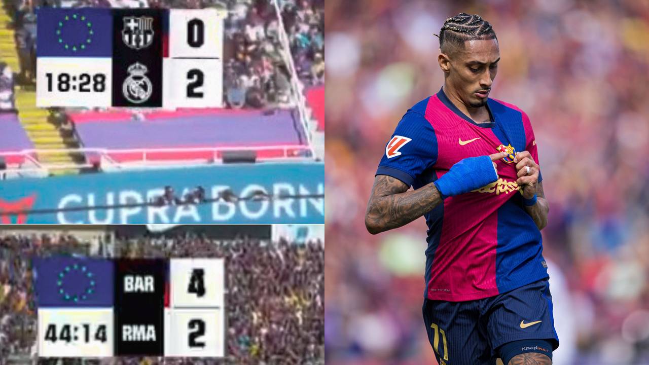 Barcelona’dan El Clasico’da müthiş dönüş! 45 dakikaya 6 gol sığdı