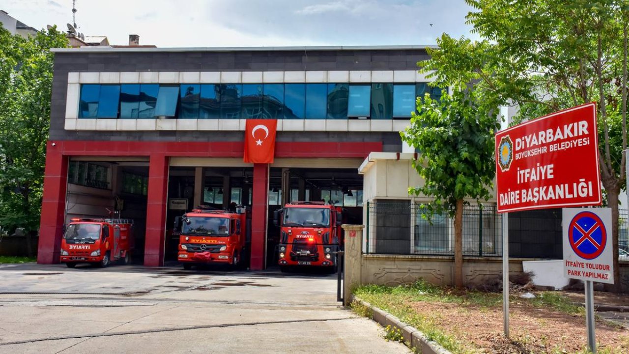 Diyarbakır itfaiyesinden anız yangınlarına hazırlık