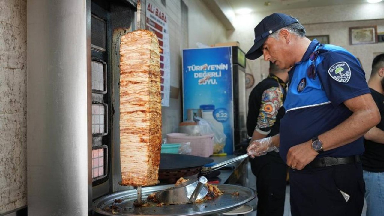 Gaziantep’te dönerciler denetlendi