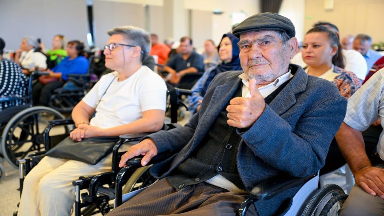 Mersin’de 60 engelliye akülü sandalye