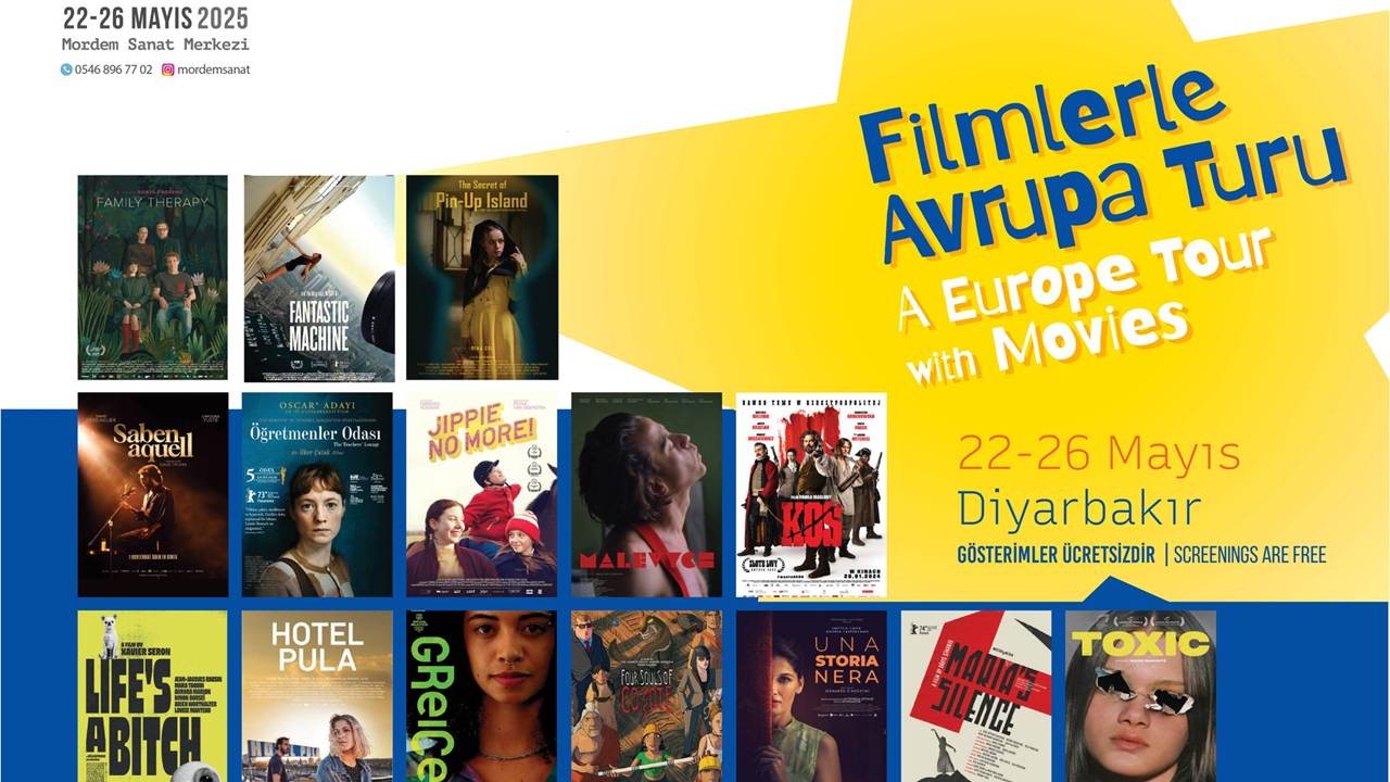 Diyarbakır’da sinema şöleni: 14 Avrupa ülkesinden 14 film