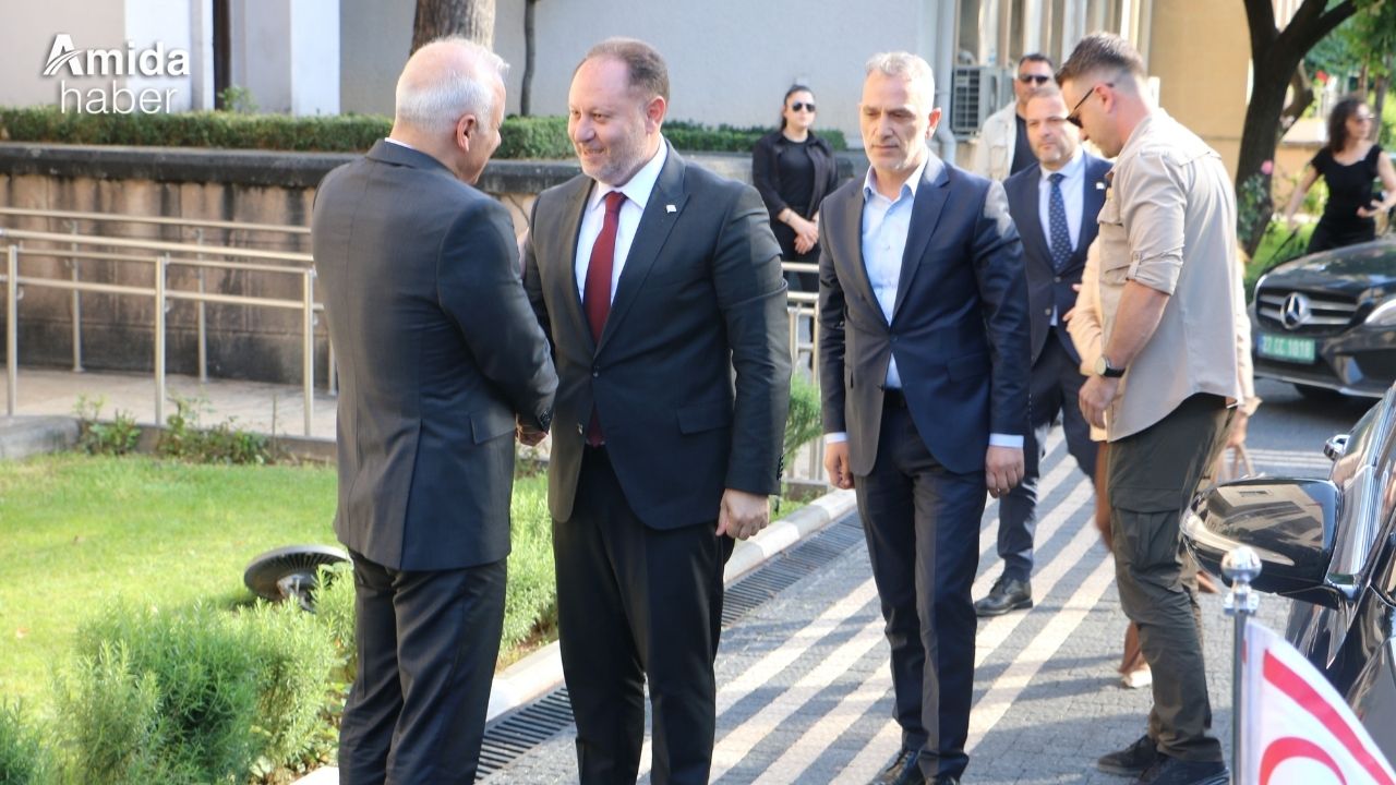 KKTC Meclis Başkanı Diyarbakır’da: 'Destekliyoruz'