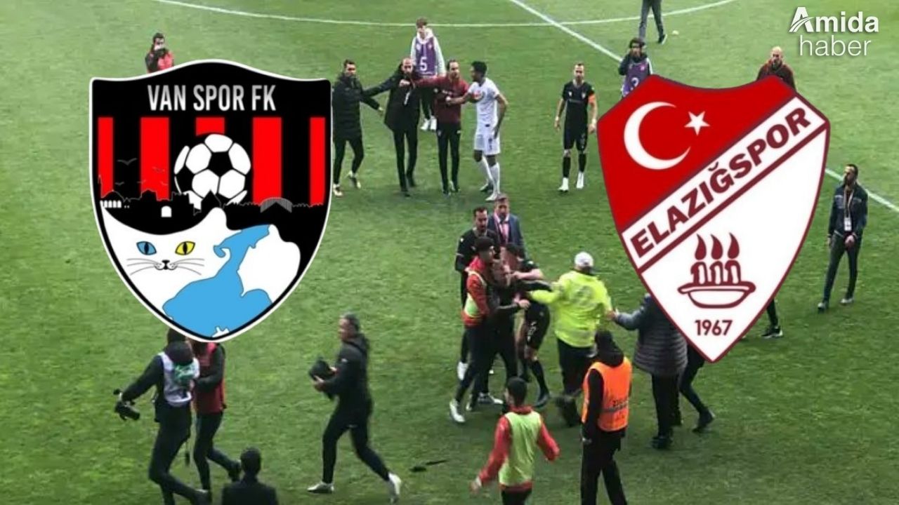 Elazığspor-Vanspor maçına şiddet engel oldu!