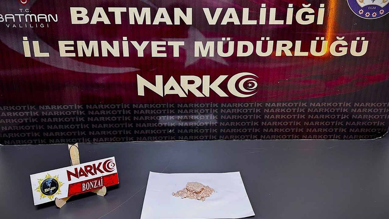 Batman'da uyuşturucu operasyonu: 2 tutuklama