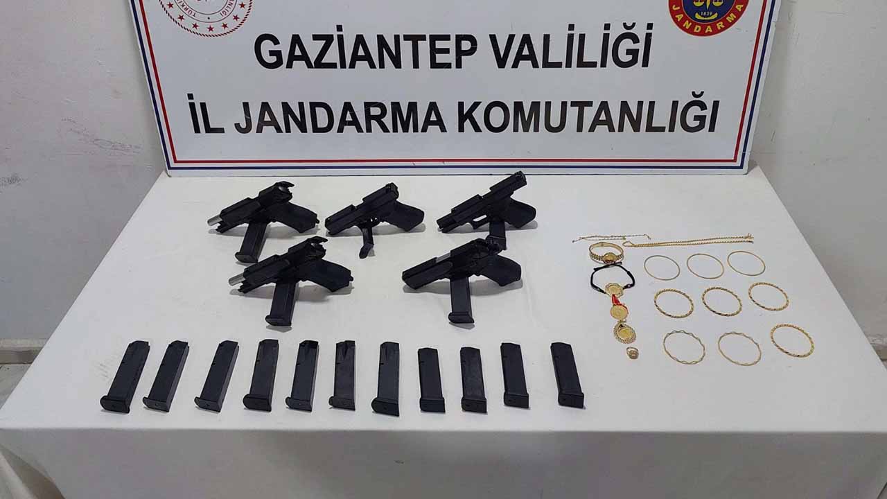 Gaziantep'te silah kaçakçılığı operasyonu: 2 zanlı tutuklandı