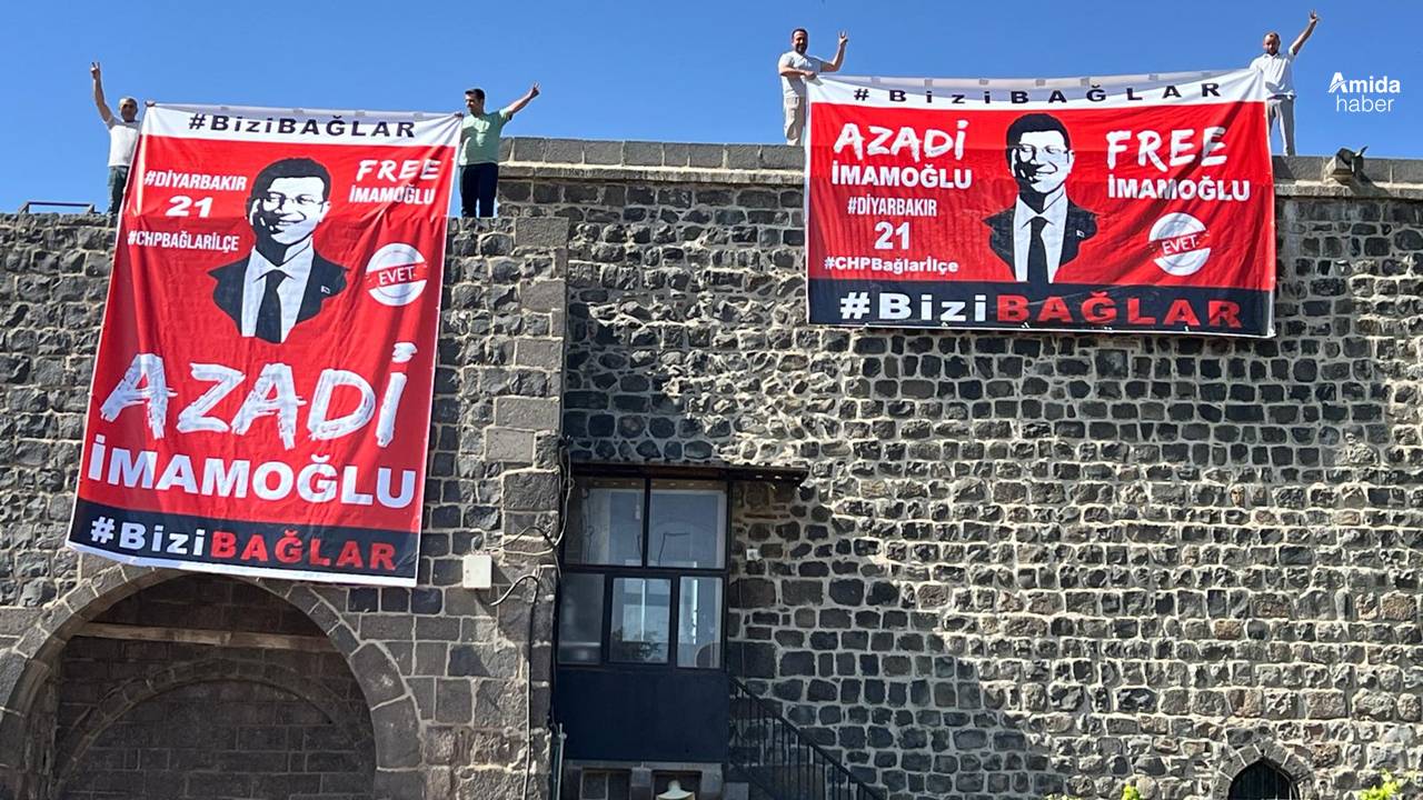 CHP Diyarbakır’da İmamoğlu’na ‘Azadî’ dedi