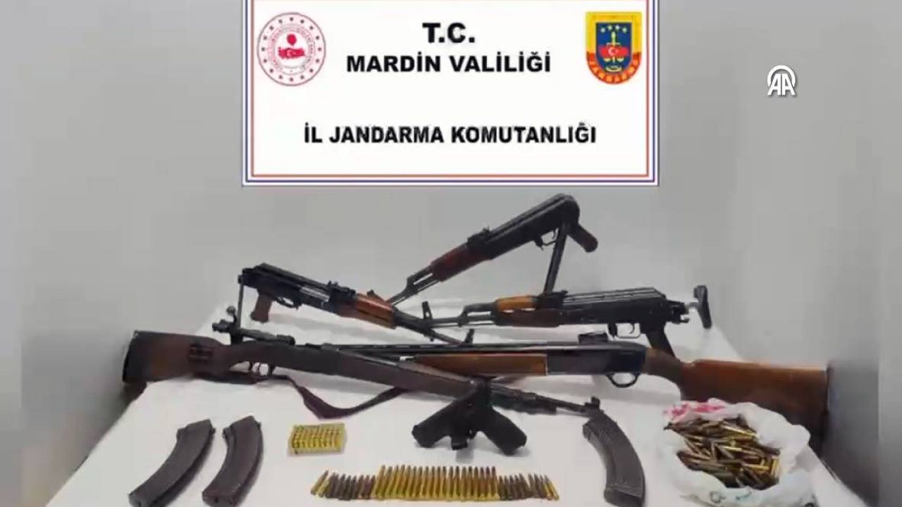 Mardin’de uzun namlulu silah ele geçirildi