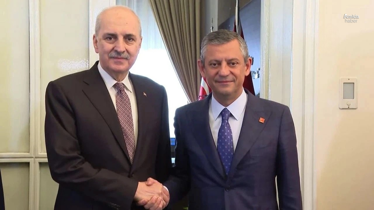 TBMM Başkanı Numan Kurtulmuş’tan, CHP lideri Özgür Özel'e ziyaret