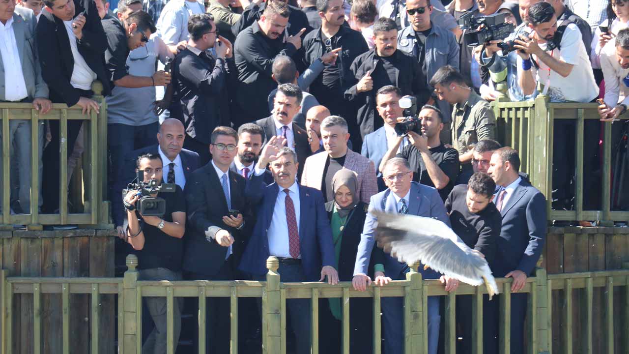 Milli Eğitim Bakanı Tekin, Van’da inci kefali göçünü izledi