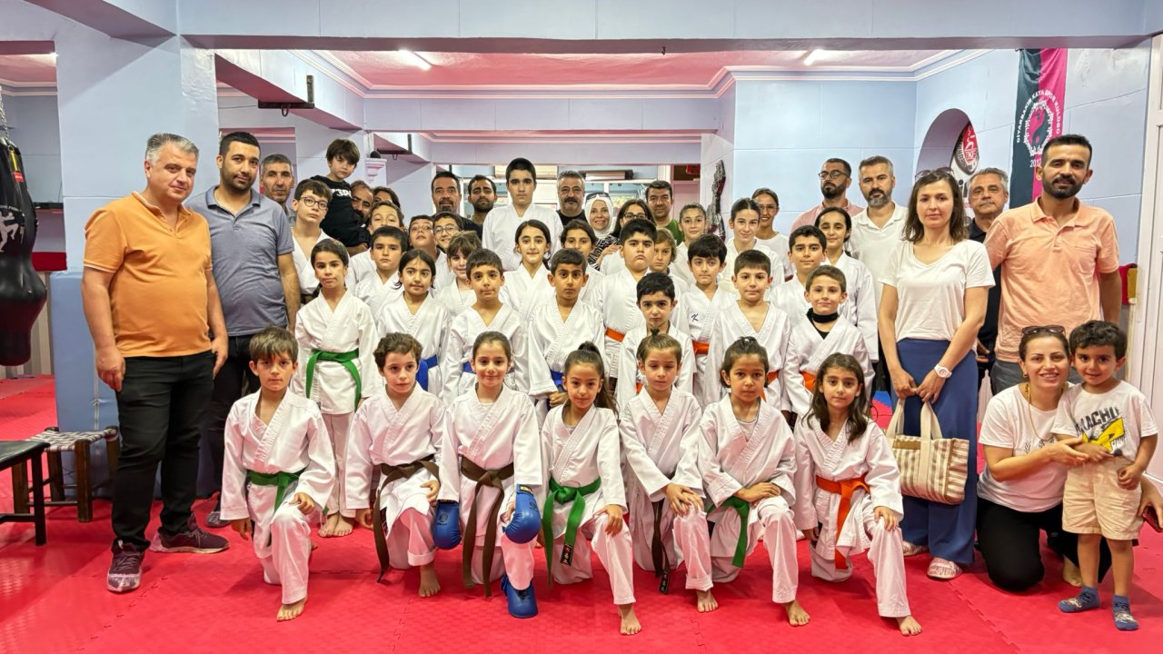 Diyarbakır Kayaspor’da kuşak terfi heyecanı