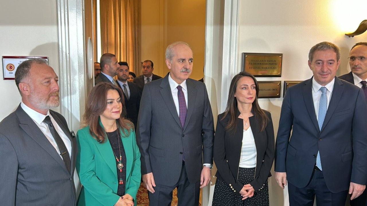 Meclis Başkanı Kurtulmuş’tan DEM Parti’ye ziyaret