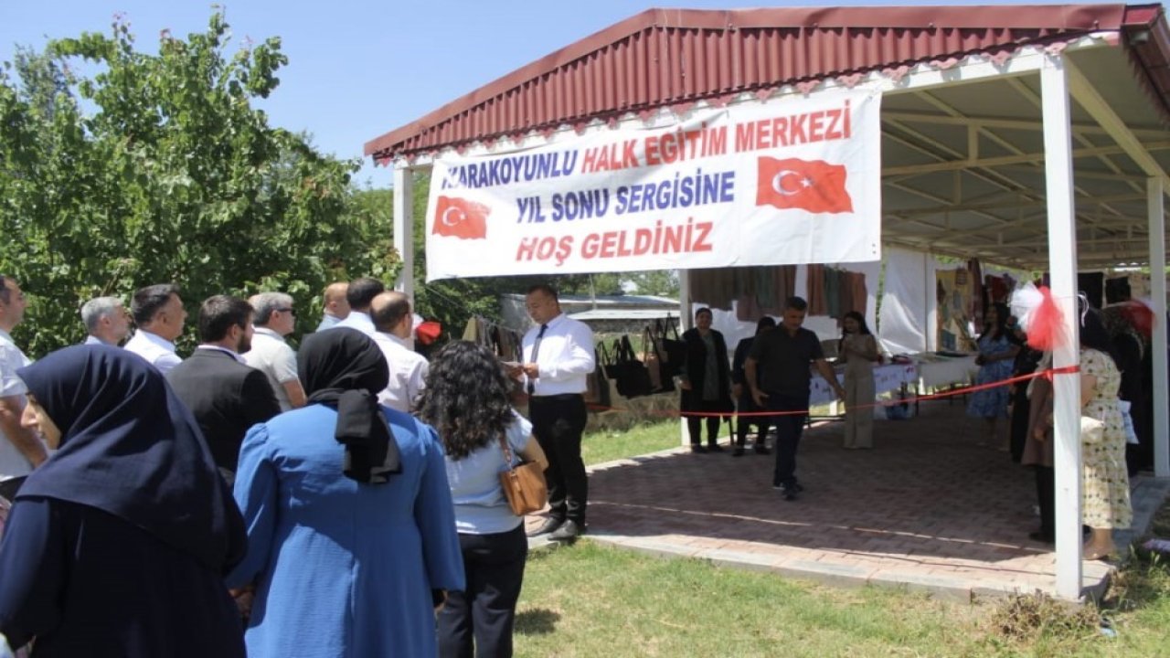 Iğdır’da el emeği göz nuru ürünler sergilendi