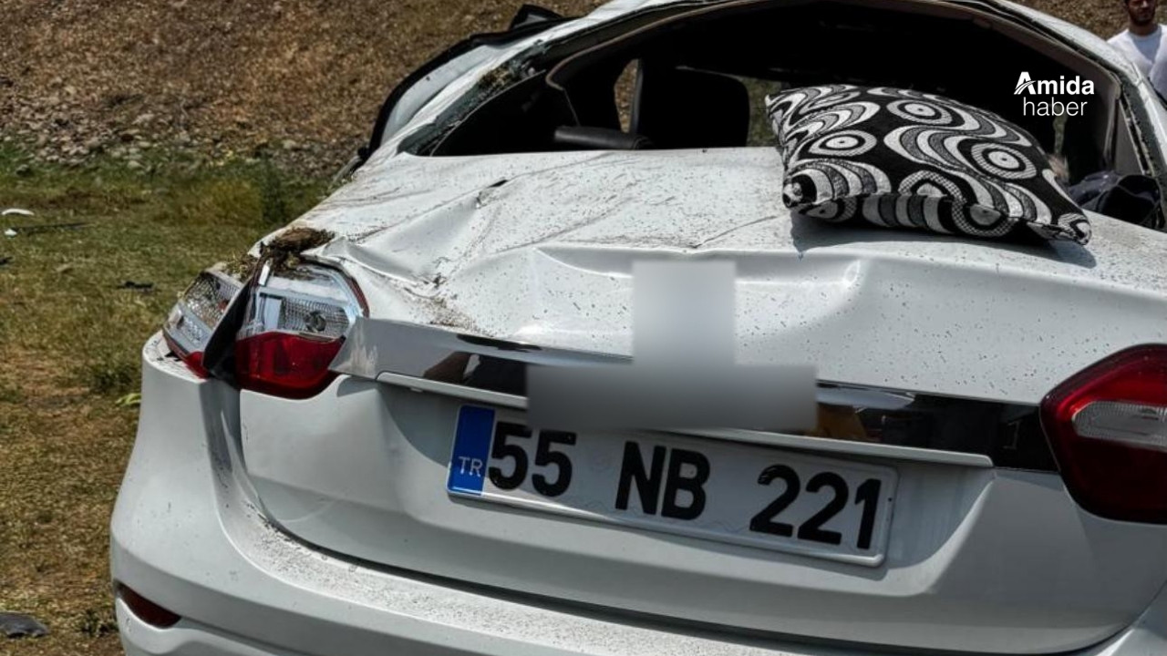 Muş'ta araç takla attı: 1'i ağır 4 yaralı