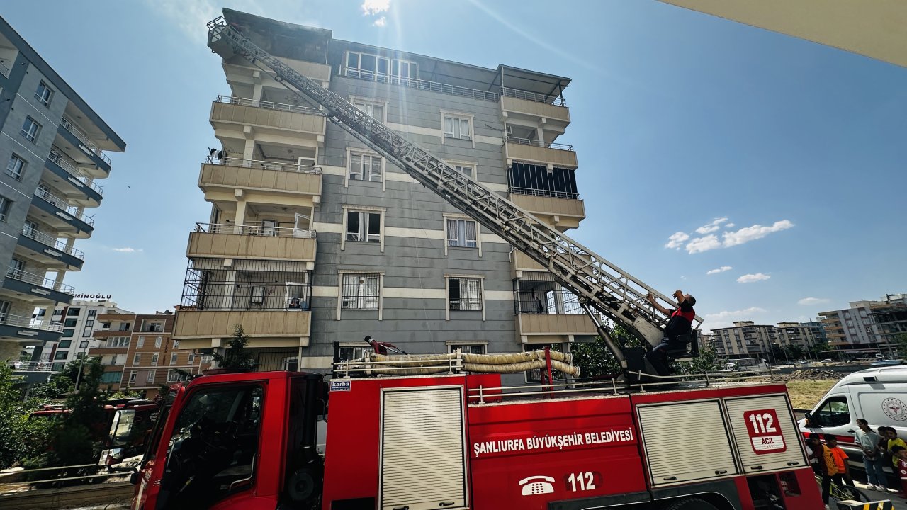 Şanlıurfa'da evde çıkan yangın söndürüldü