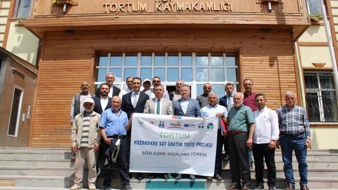 Erzurum’da 30 milyonluk süt üretim tesisi kuruluyor