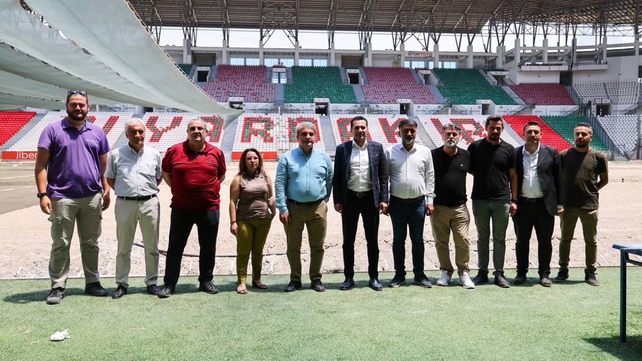 Amedspor yönetimi inceleme yaptı: Otopark için düzenleme