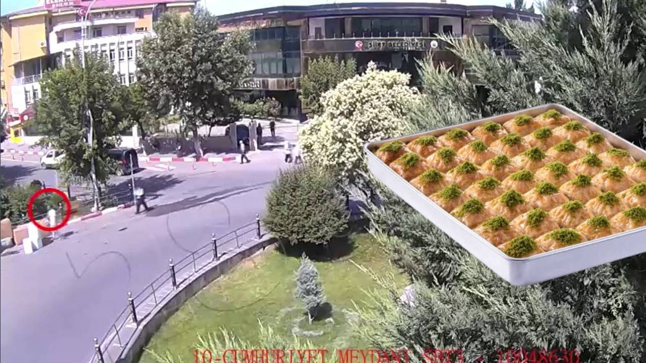 Çaldığı 12 tepsi baklavayı taksiyle kaçırdı: Yakalandı