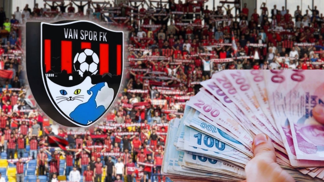 Şampiyon Vanspor’a para yağdı