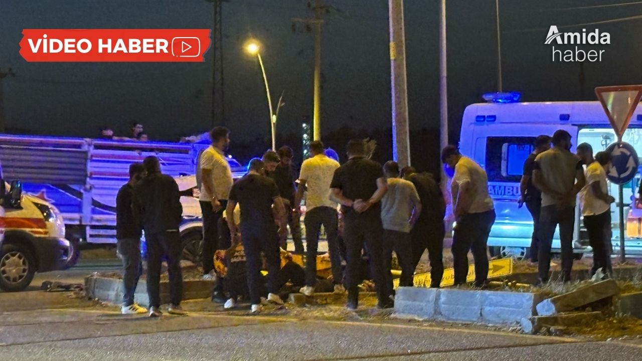 Diyarbakır’da üç araç yarıştı: Bir kişi ağır yaralı