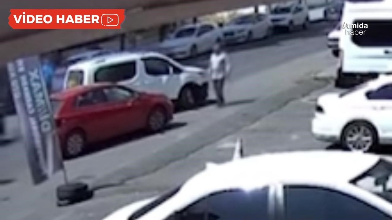 Diyarbakır’da trafik kazası kamerada