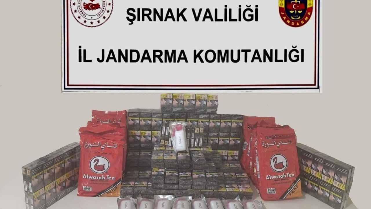 Şırnak'ta kaçakçılık operasyonu: 13 kişiye işlem yapıldı