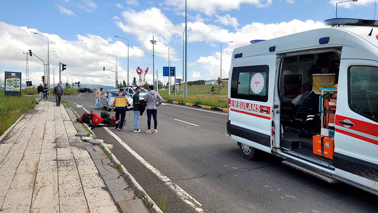 Kars’ta trafik kazası: 1 yaralı