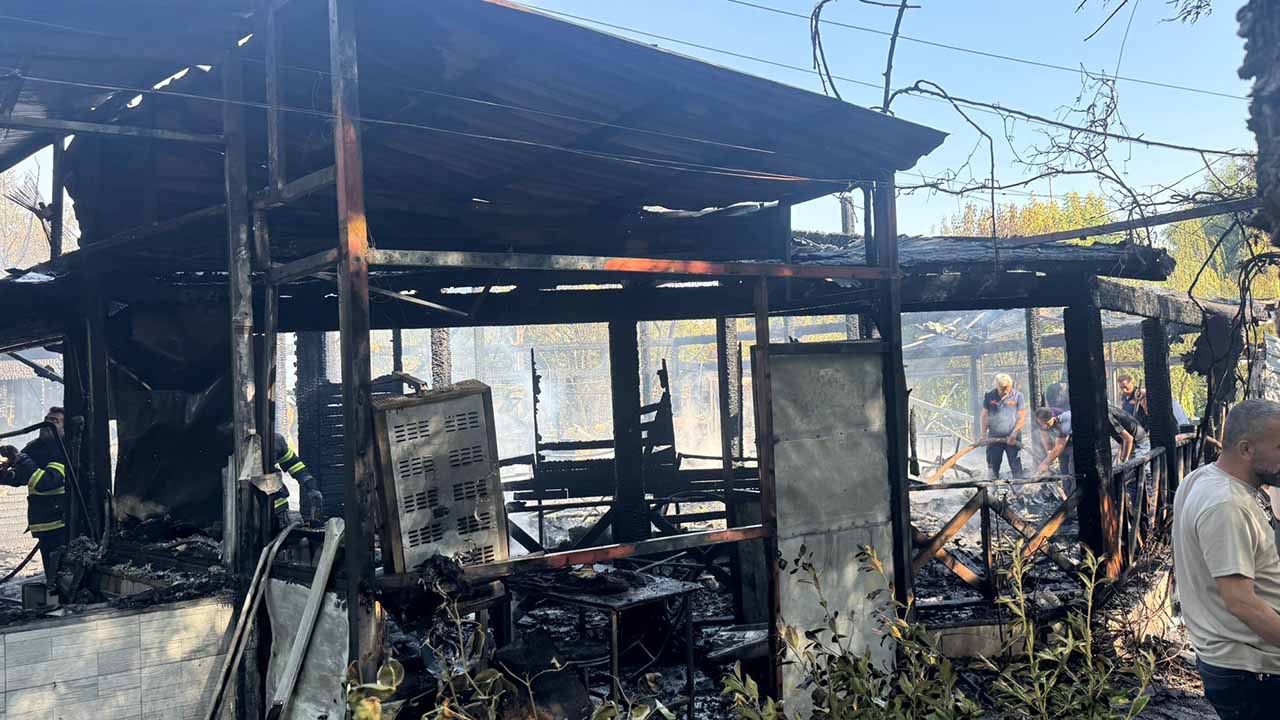 Siirt'te işletme yangını