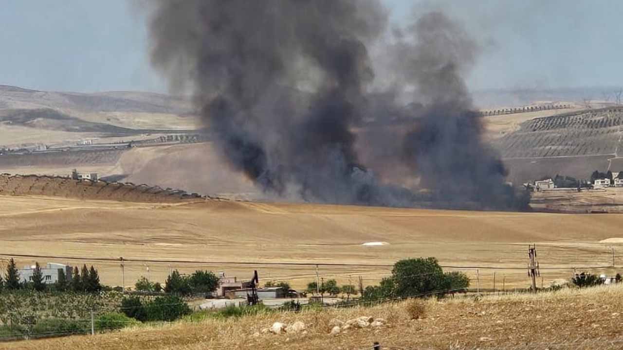 Siirt’te ekin yangını