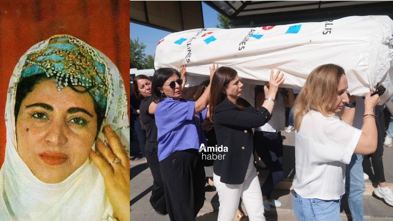 Ayşe Şan'ın naaşı Diyarbakır’da eş başkanların omuzlarında