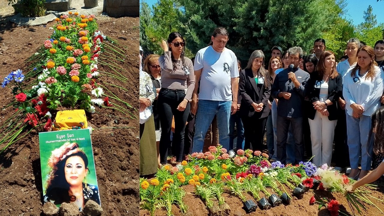 Ayşe Şan Diyarbakır’da toprağa verildi