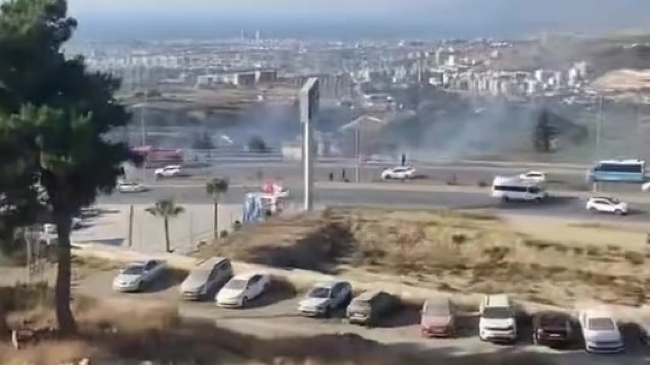 Hatay'da yangın alarmı: Anızlar alev aldı
